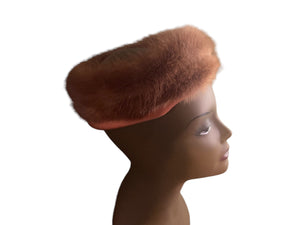 Vintage 50's mink hat