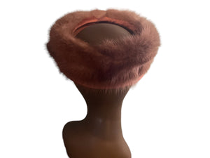 Vintage 50's mink hat