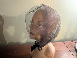 Vintage 60's net hair scarf