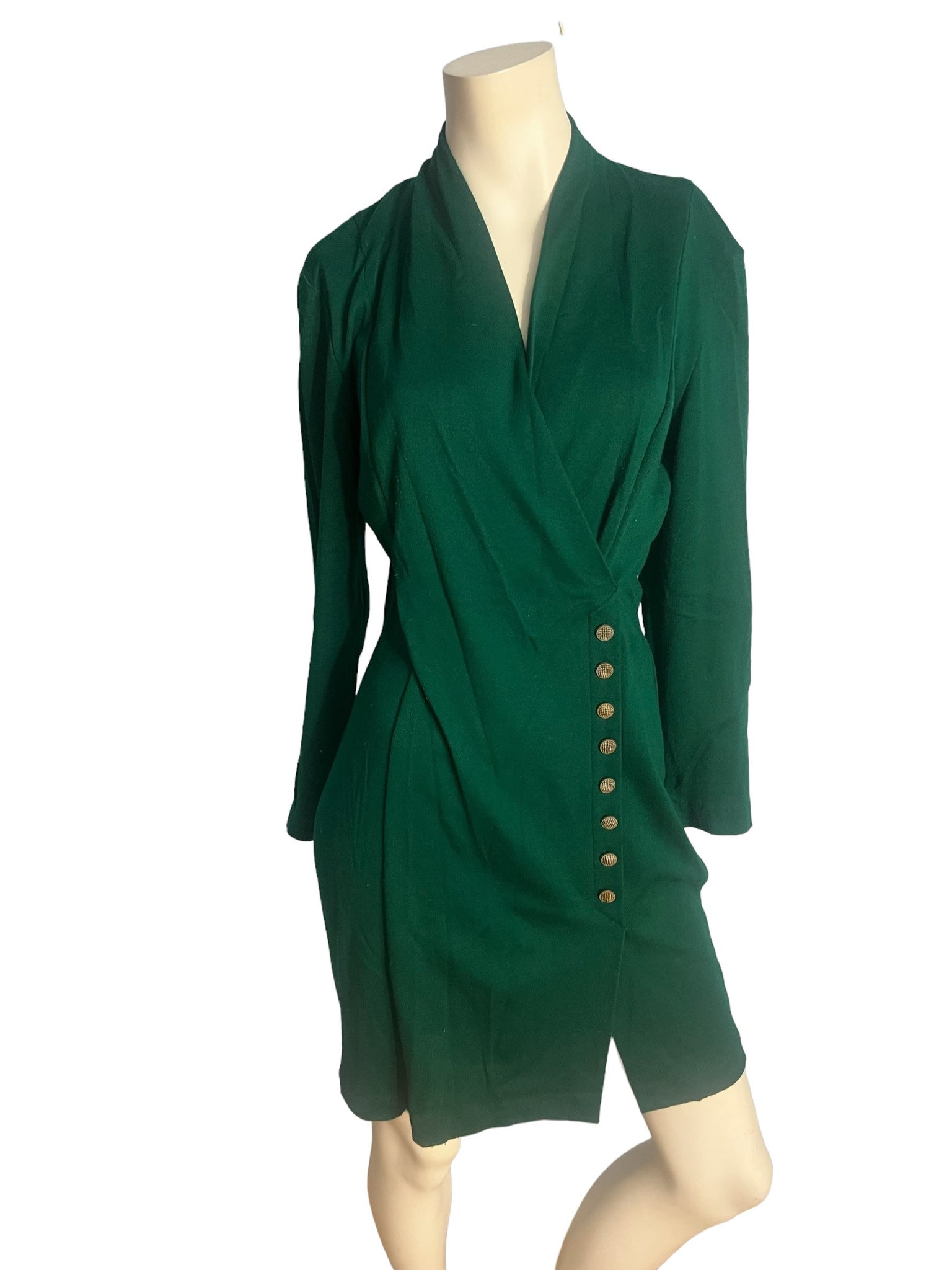 Vintage 80's green All That Jazz dress 9/10 M