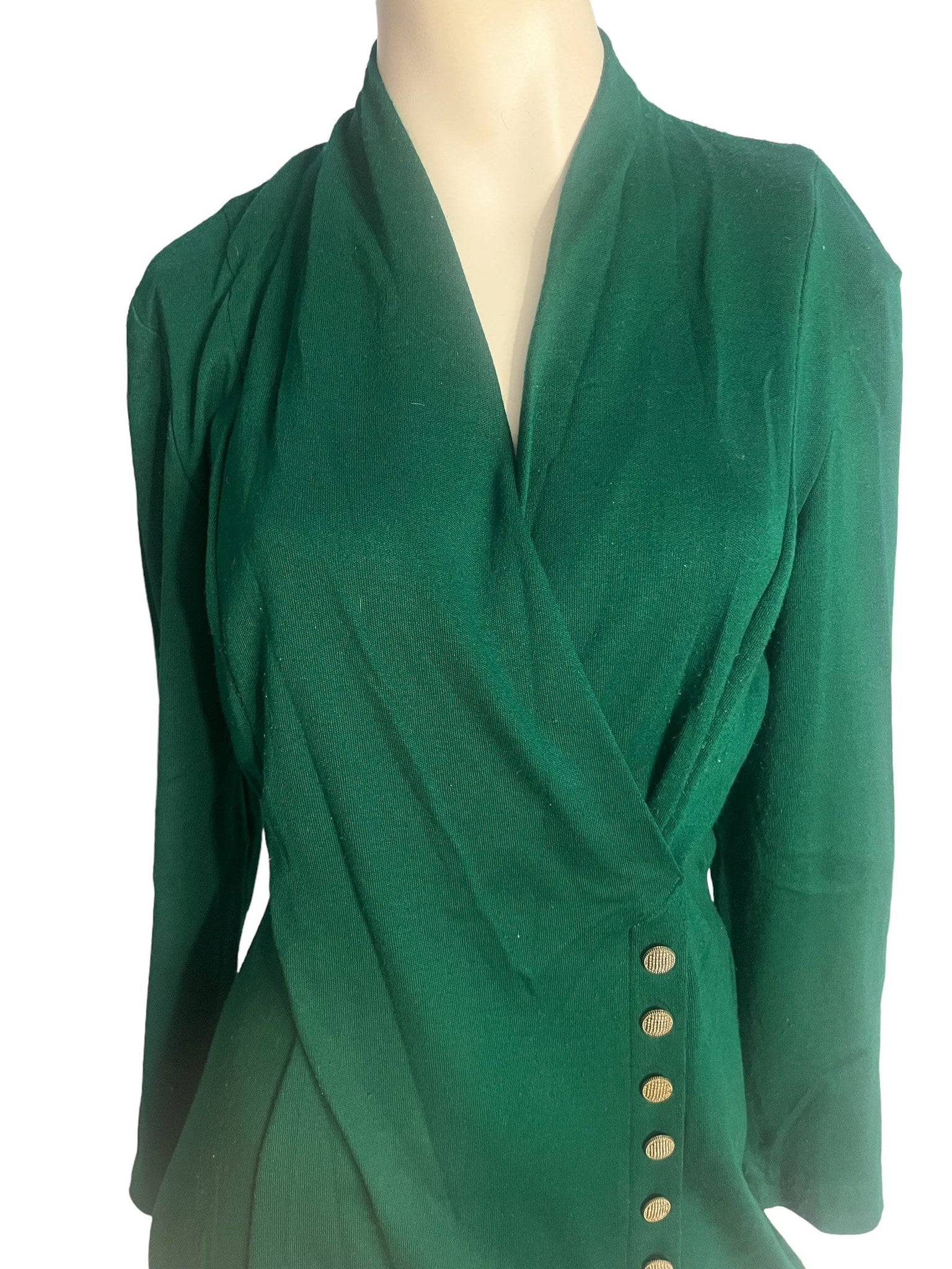 Vintage 80's green All That Jazz dress 9/10 M