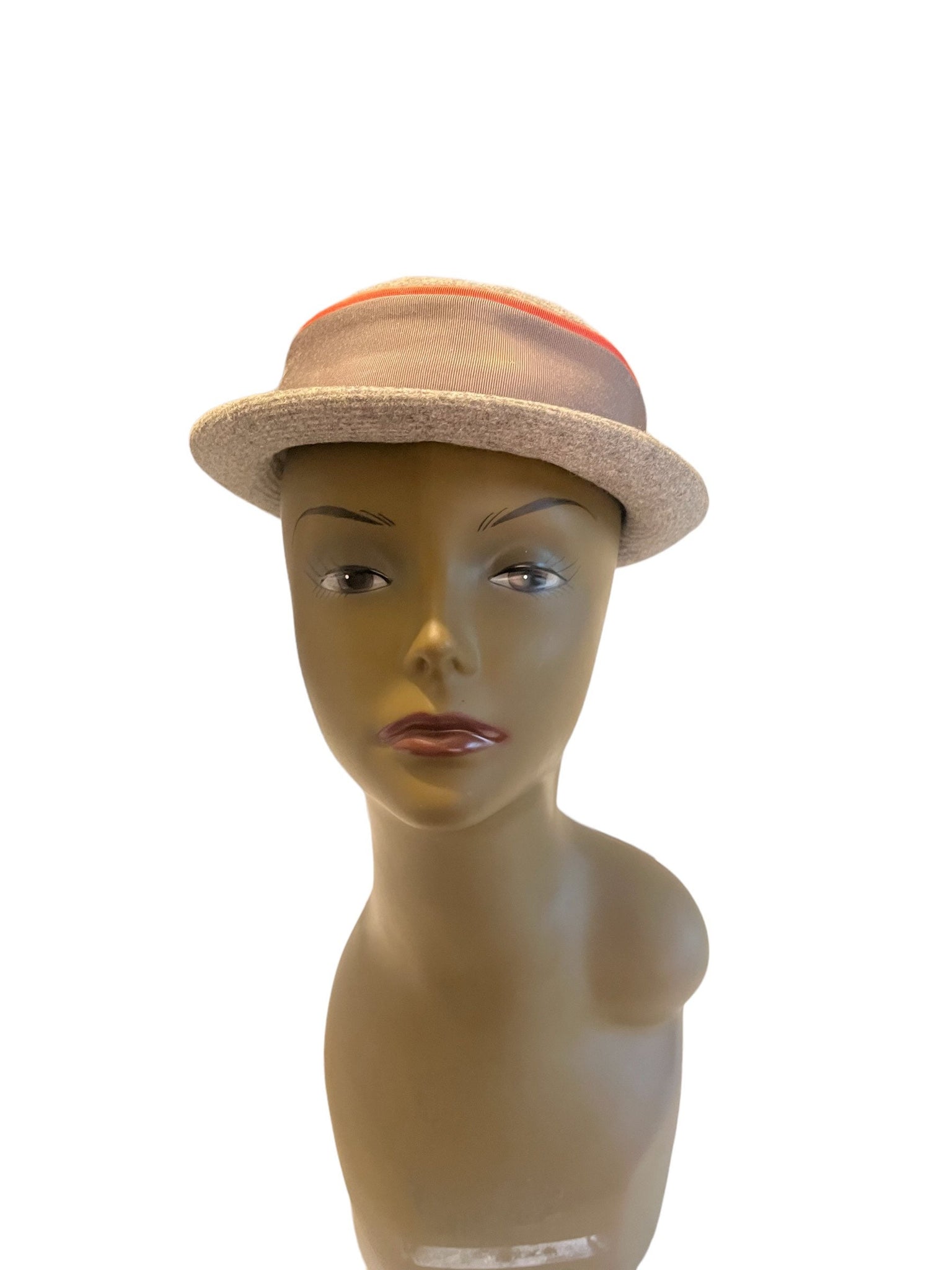 Vintage gray 60's hat