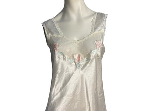 Vintage Barbizon white nightgown S