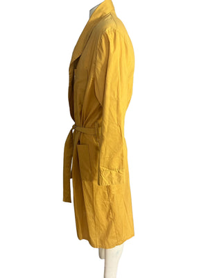 Vintage yellow B.V.O. men's robe mustard yellow L