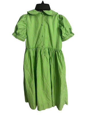 Vintage girls green dress 8 Oriental Express