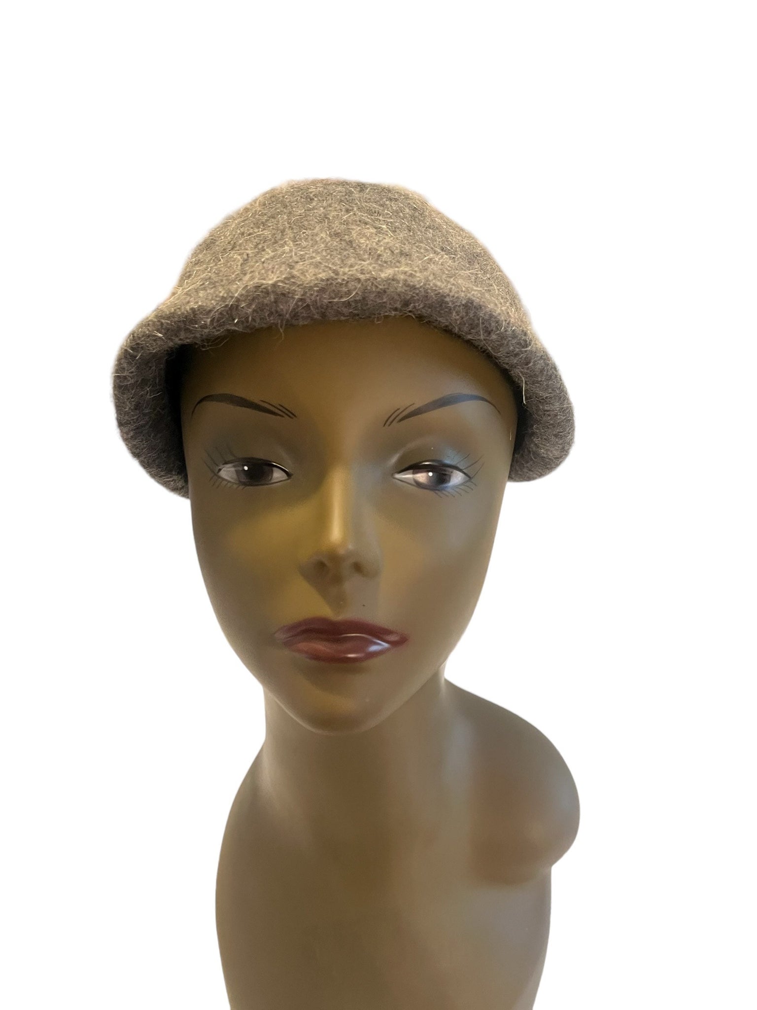 Vintage 50's gray wool hat