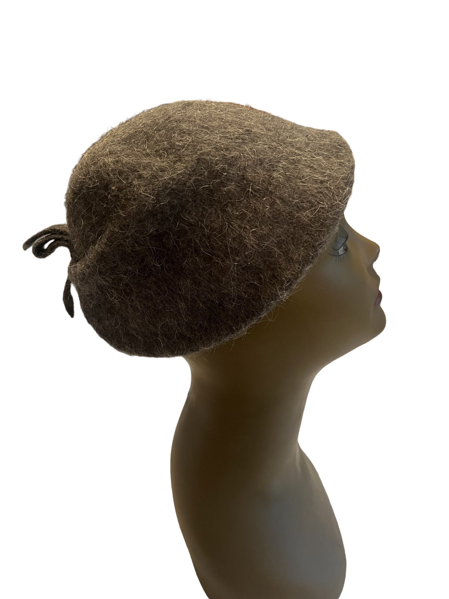 Vintage 50's gray wool hat