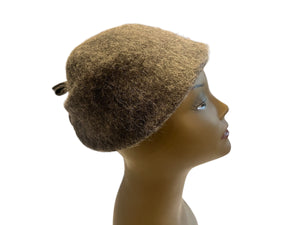 Vintage 50's gray wool hat