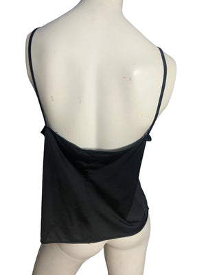 Vintage 70's black camisole lingerie L