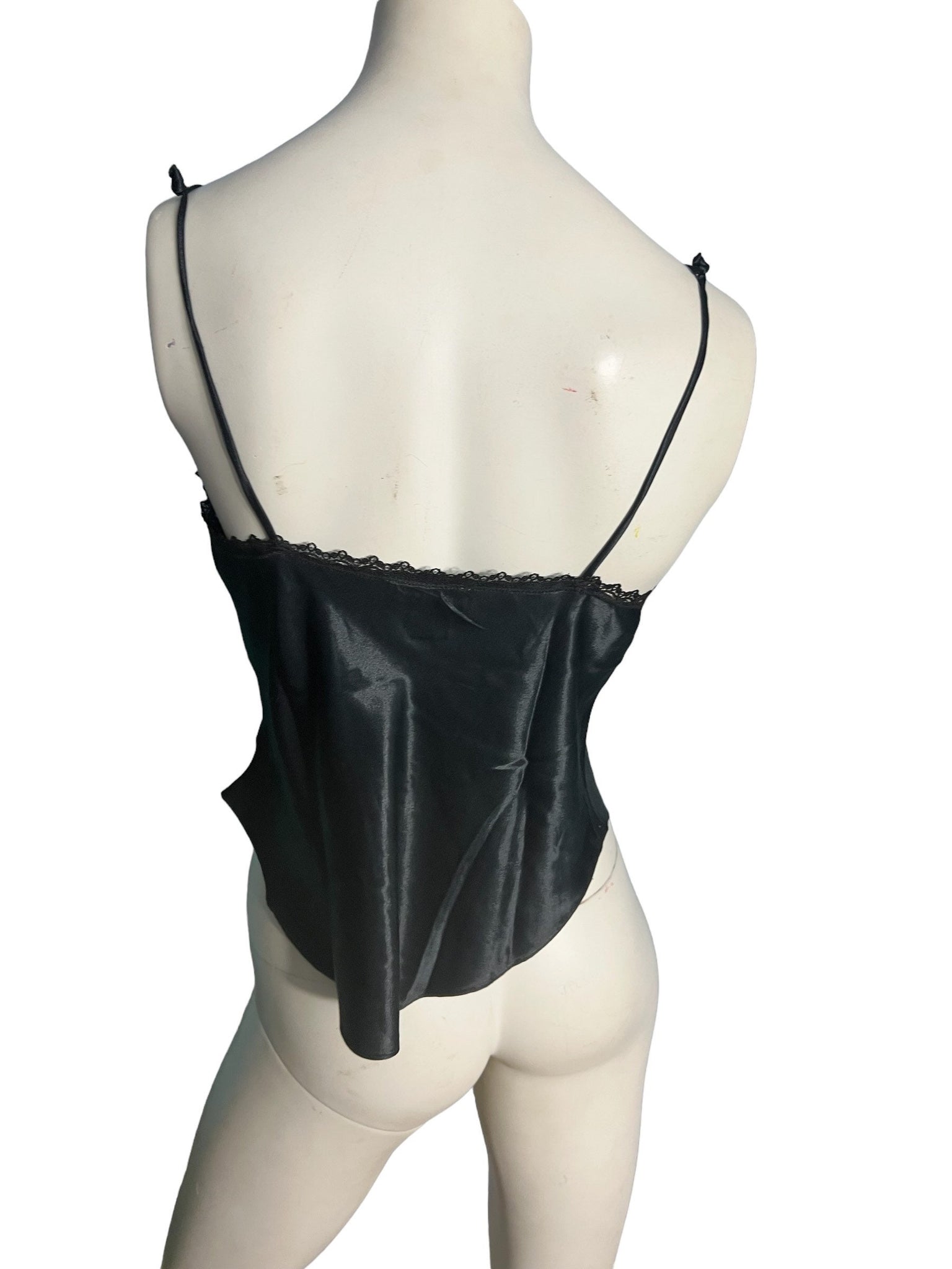 Vintage Laura Adams black camisole M