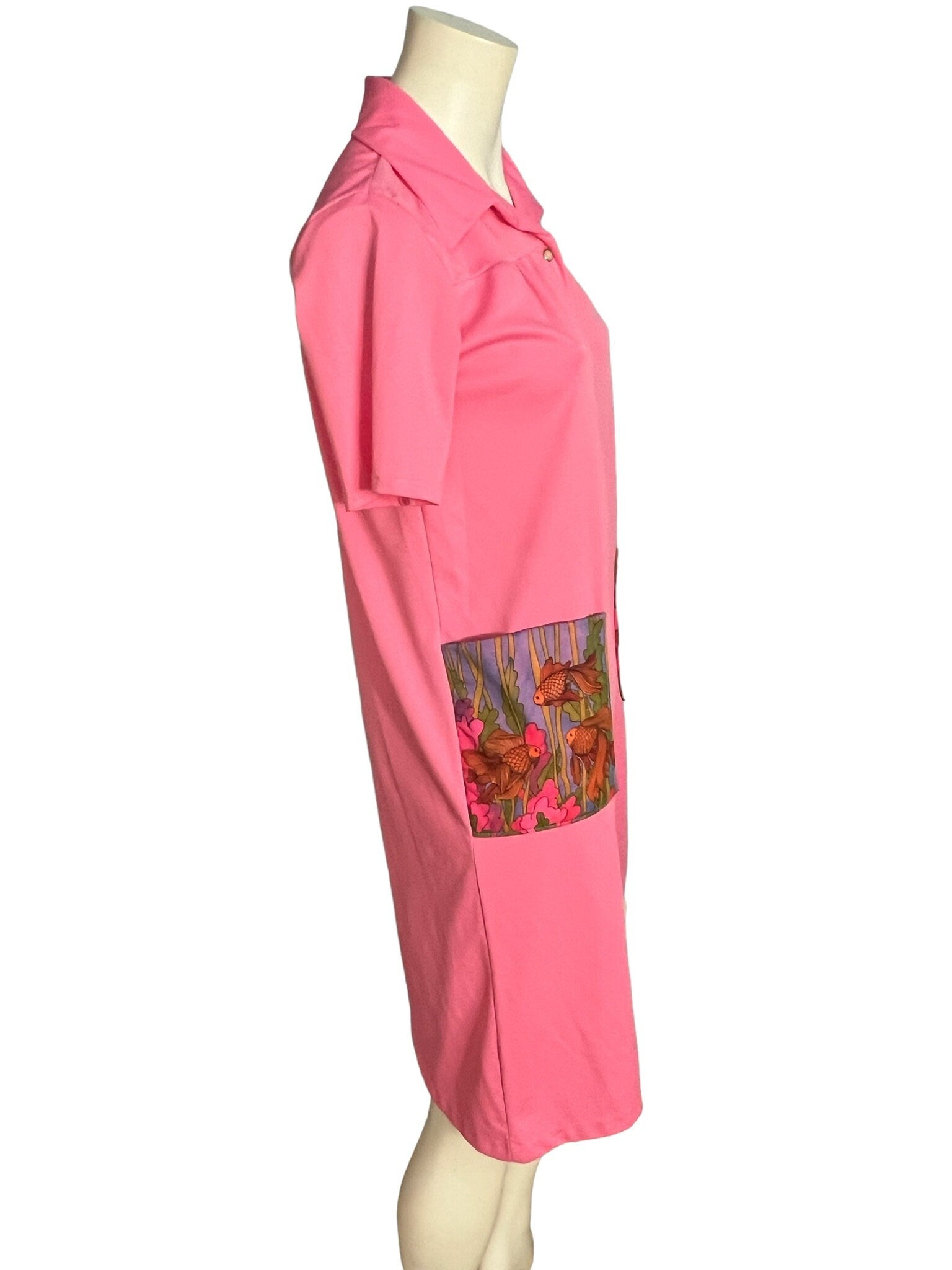 Vintage 70’s pink lounge dress M