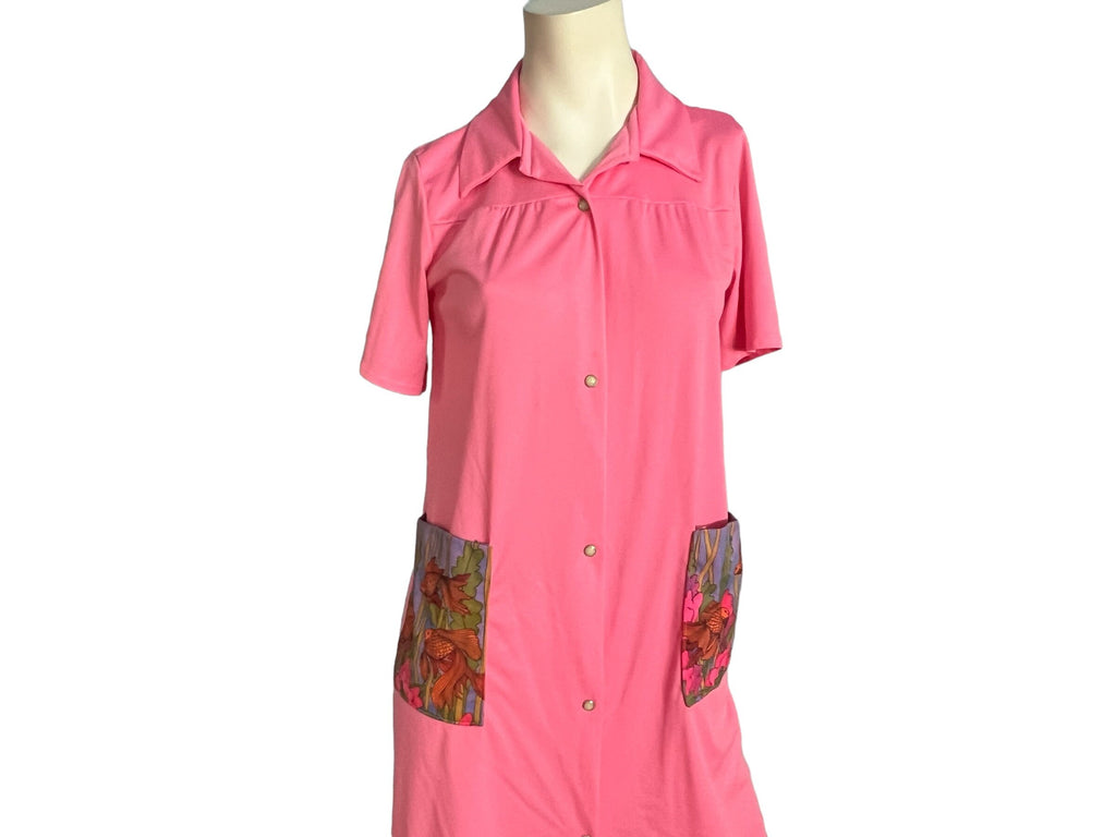 Vintage 70’s pink lounge dress M