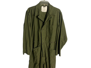 Vintage army green coveralls jumpsuit M