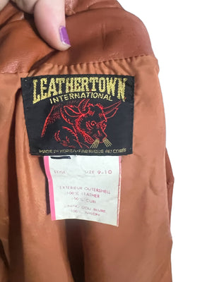 Vintage brown 70's Leather Jacket Leathertown 9/10 M