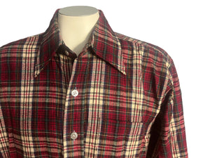 Vintage 70's flannel shirt L 1166 Collection