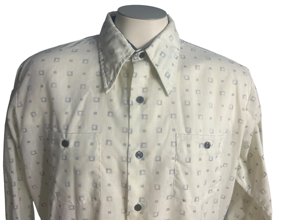 Vintage 70's men's shirt Paul Arnold 16.5 33