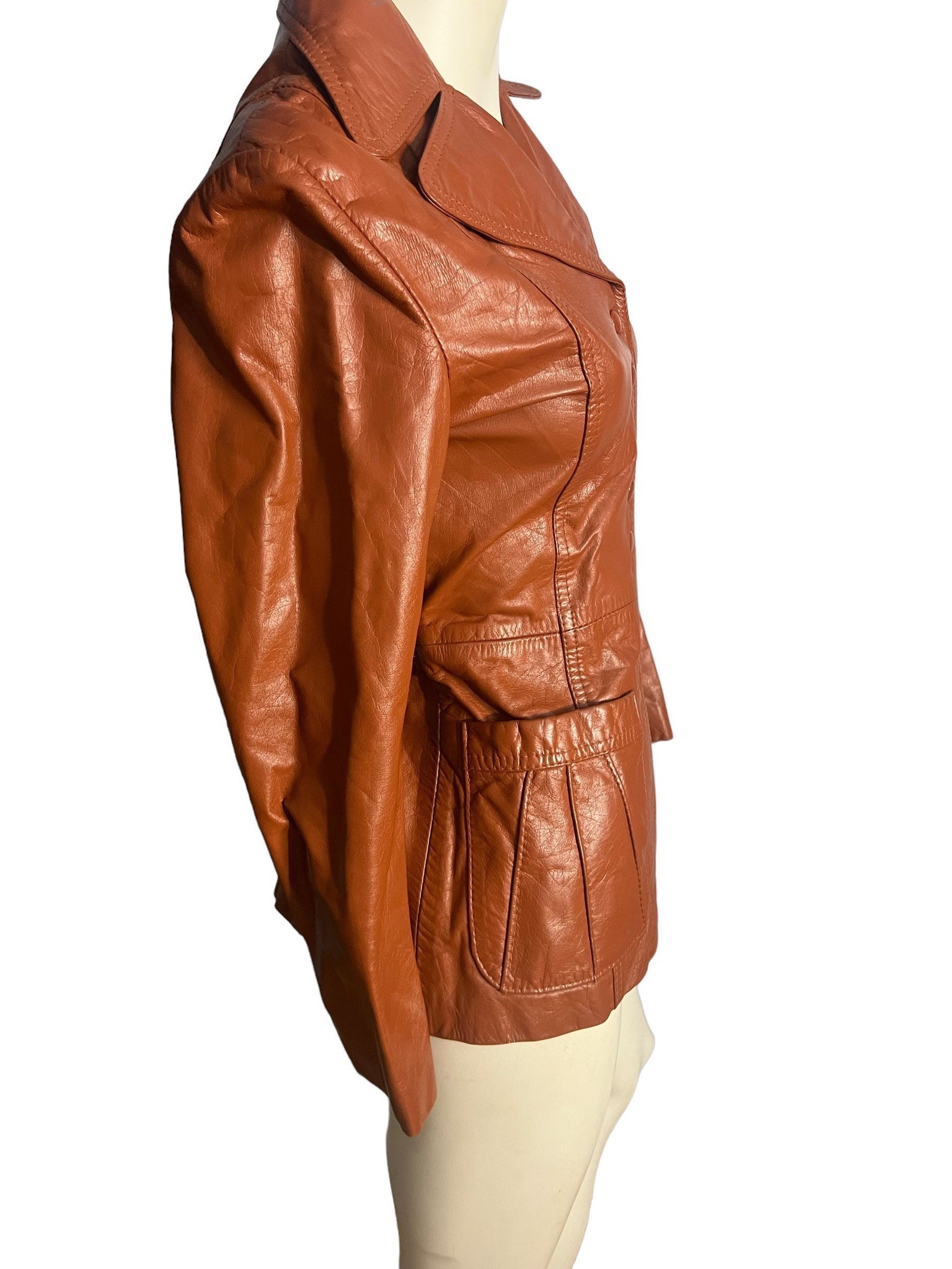 Vintage brown 70's Leather Jacket Leathertown 9/10 M