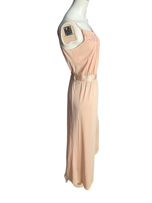 Vintage 70's peach nightgown L Gossard Artemis