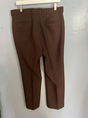 Vintage 70's Levis brown pants 34 x 32