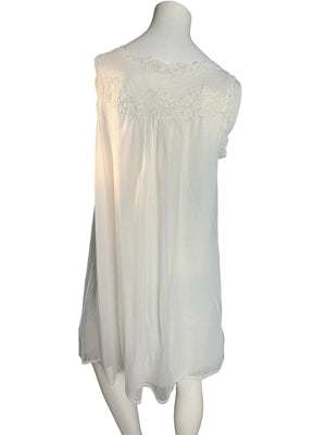 Vintage 60's white babydoll nightgown M Gossard Artemis