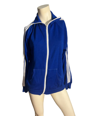 Vintage blue track suit jacket L