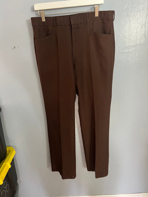 Vintage 70's Levis brown pants 34 x 32