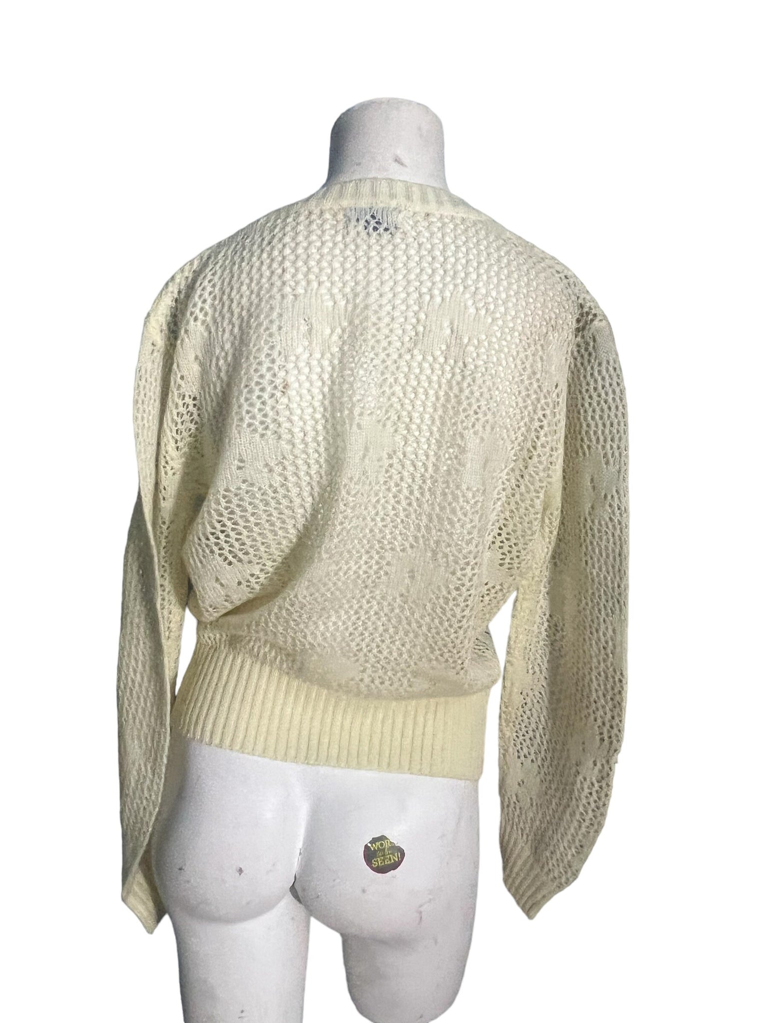 Vintage 70's hand loomed sweater M