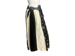 Vintage 70’s long patchwork skirt Holly L