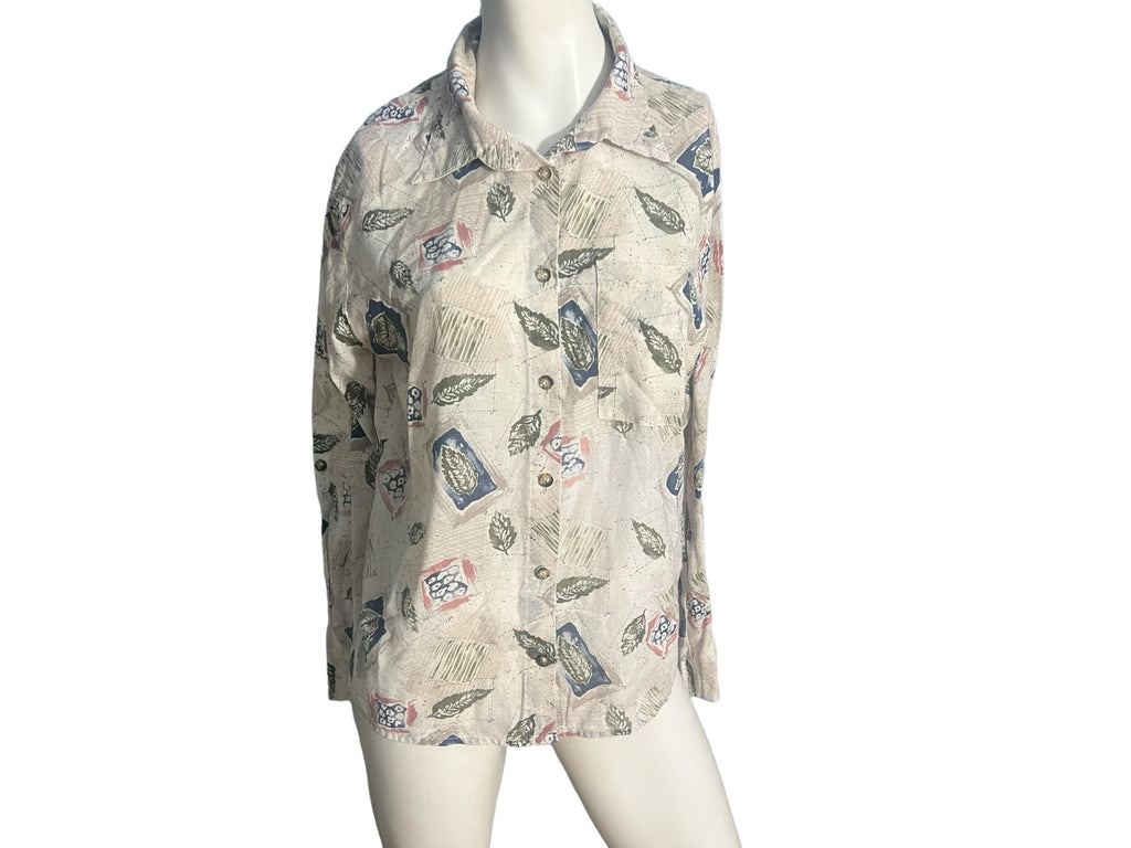 Vintage 80's Tapestry button up shirt L