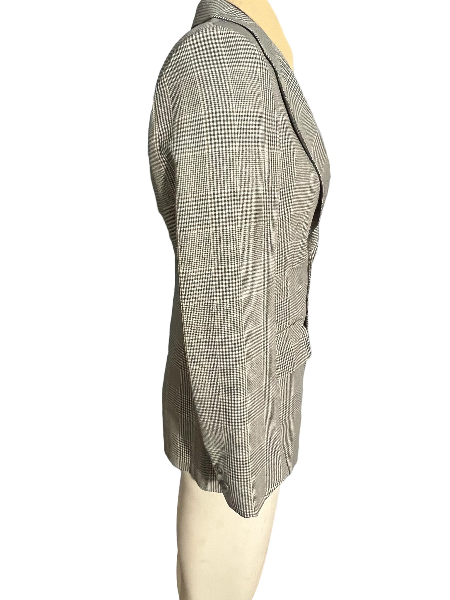 Vintage Palm Beach green plaid suit jacket 38