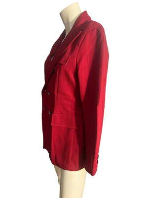 Vintage red 70’s jacket blazer L