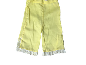 Vintage yellow baby pants 3-6 month