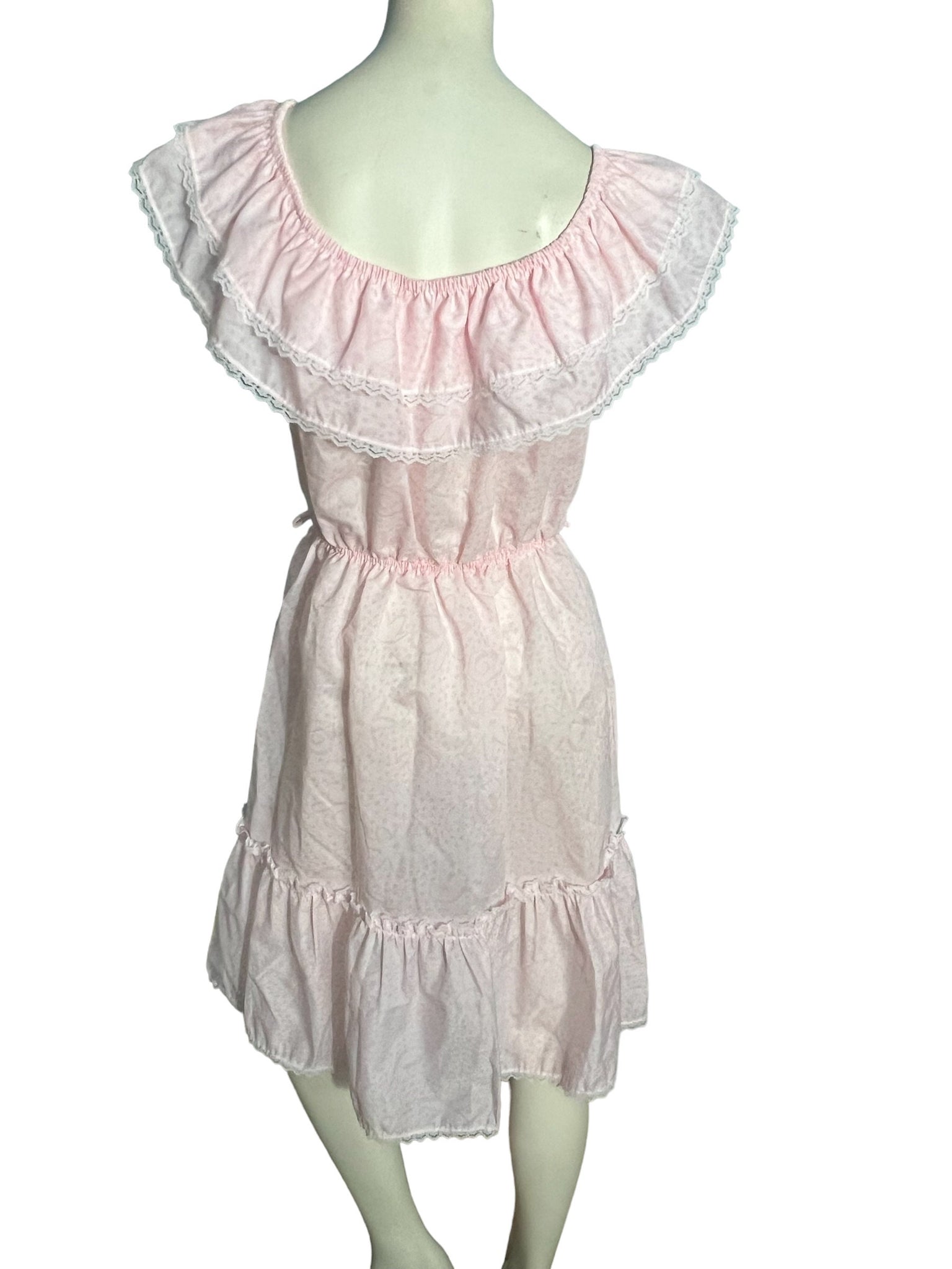 Vintage Miss Dira ruffle prairie dress M