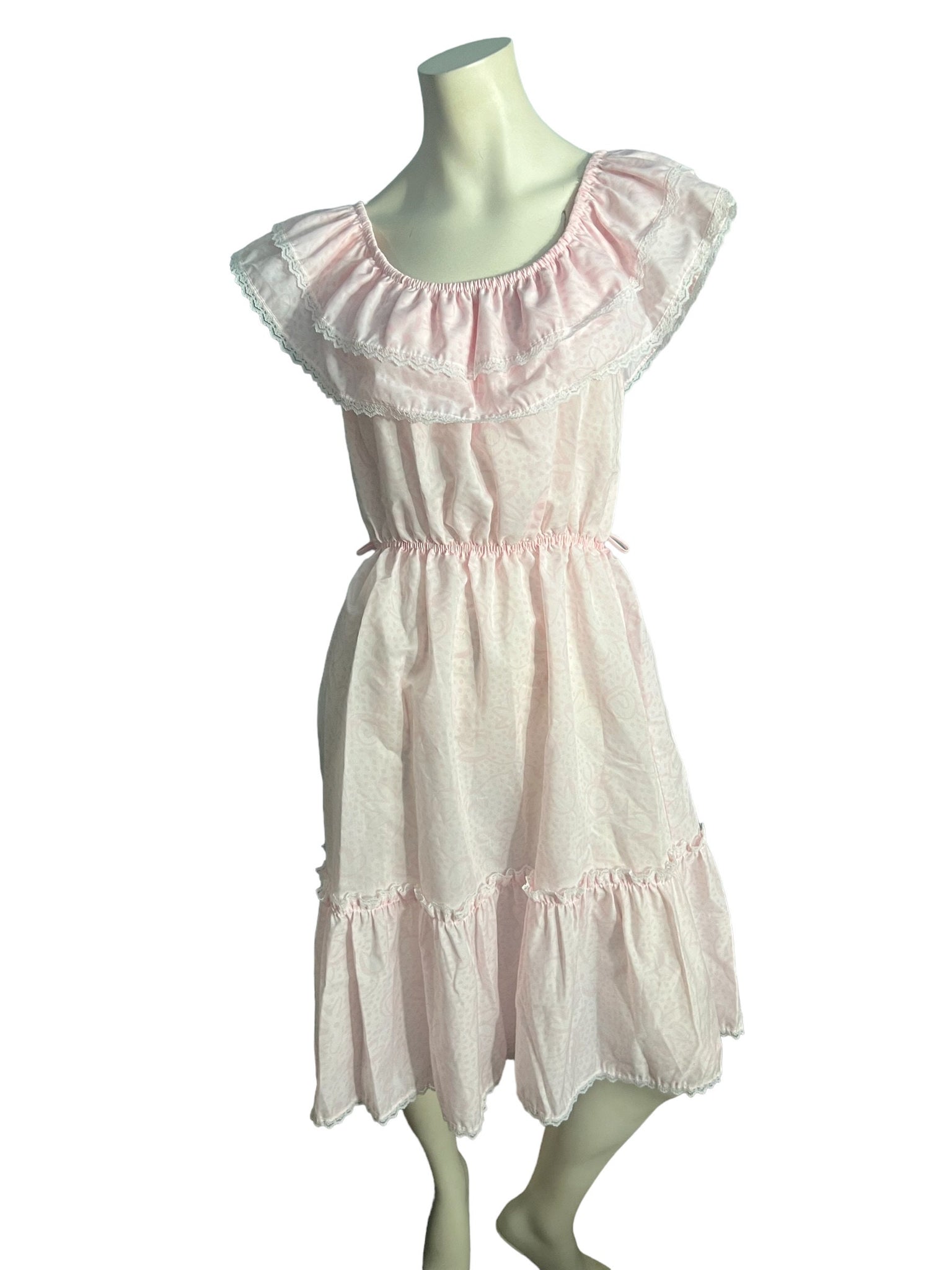 Vintage Miss Dira ruffle prairie dress M