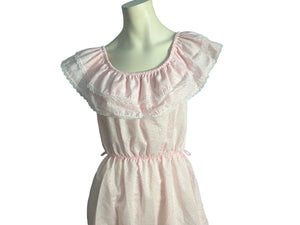 Vintage Miss Dira ruffle prairie dress M