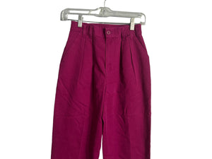 Vintage 80's pink chic high waist pants 8 petite