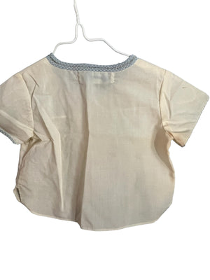 Vintage 50's baby diaper shirt 0-3 month