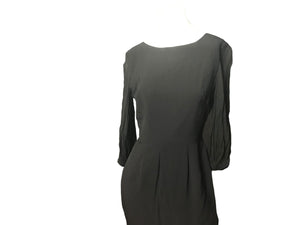 Vintage 1960’s Black Mad Men cocktail dress M