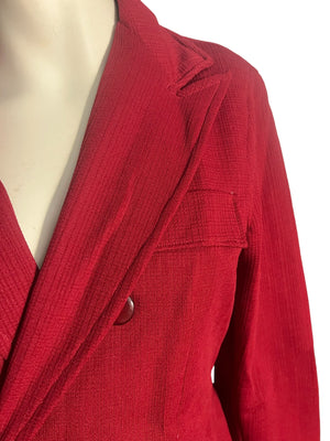 Vintage red 70’s jacket blazer L