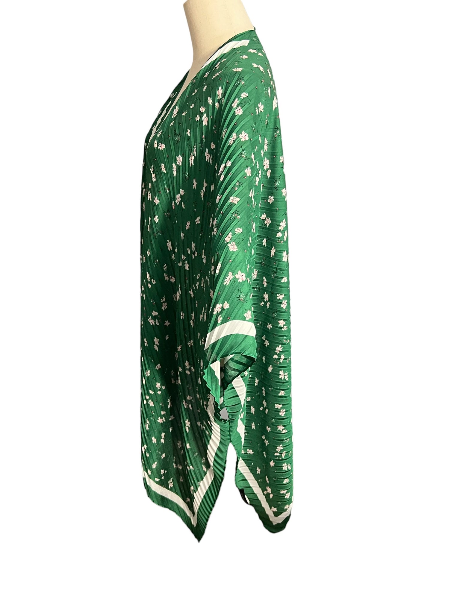 Vintage green scarf shawl