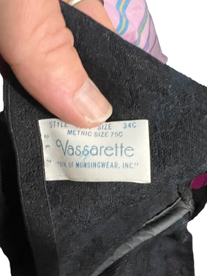 Vintage ront clasp Vassarette bra 34 C