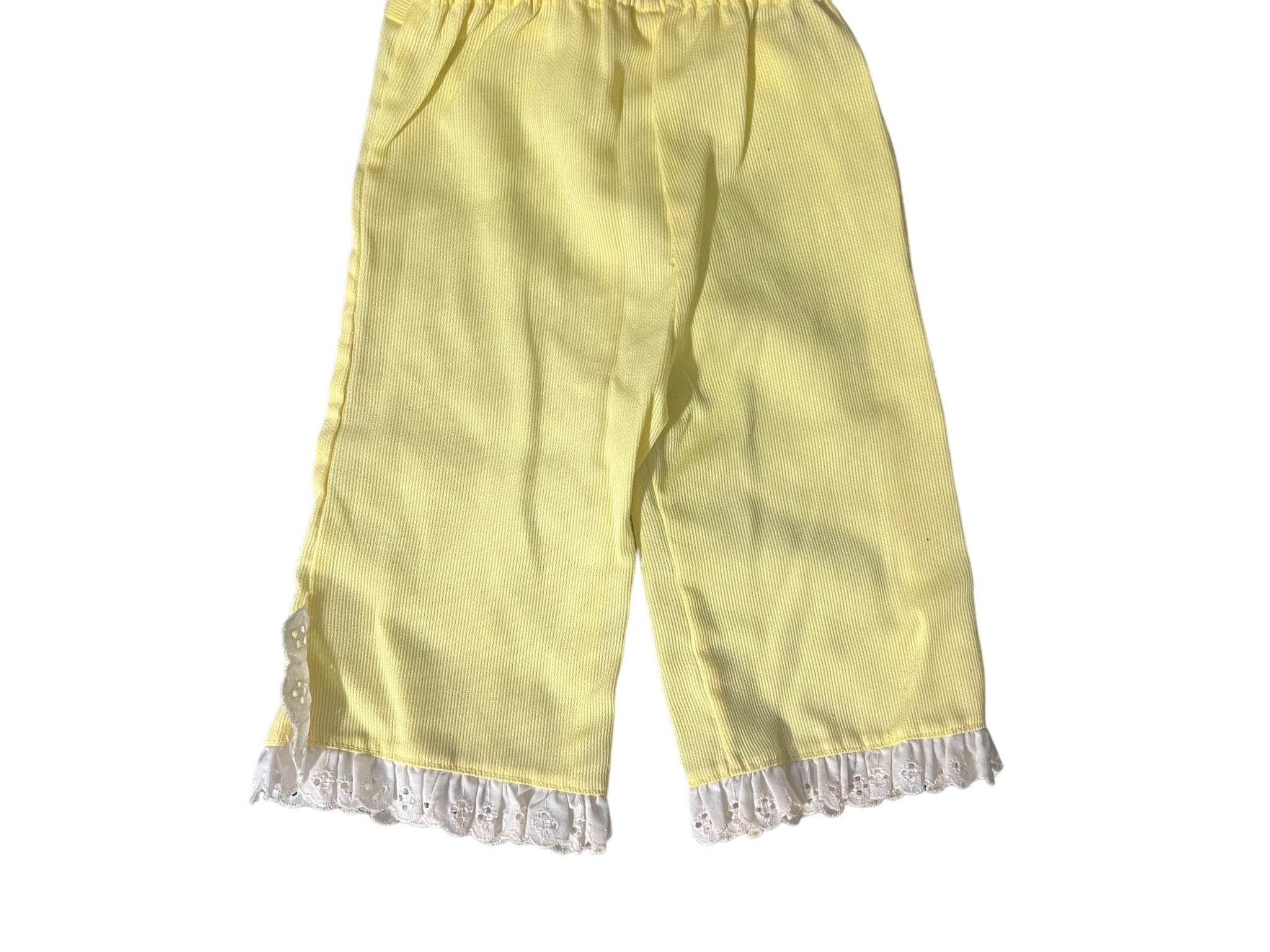 Vintage yellow baby pants 3-6 month