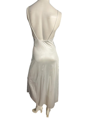 Vintage white peignoir nightgown set lingerie S