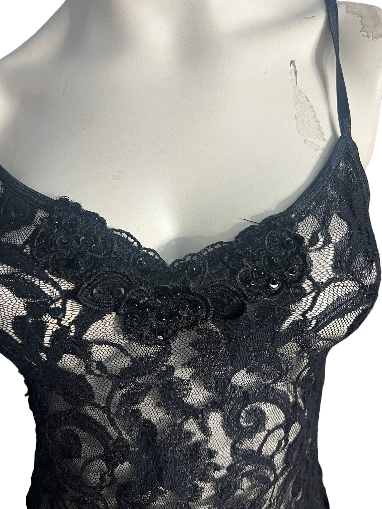 Vintage 80's Cinema Exoile lace camisole S lingerie