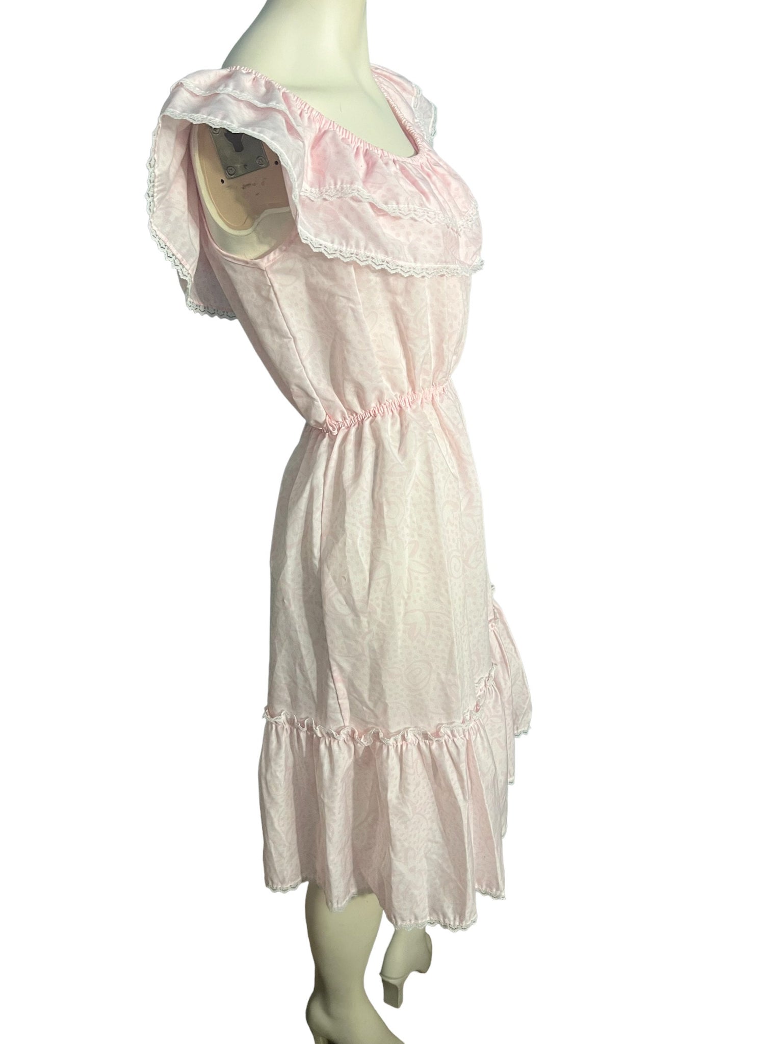 Vintage Miss Dira ruffle prairie dress M