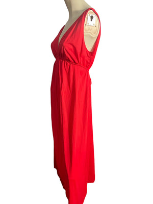 Vintage 70's long red nightgown 36 Gilead