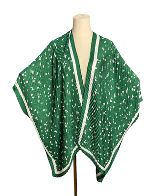 Vintage green scarf shawl