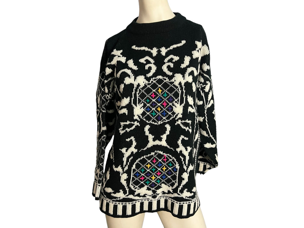 Vintage 80's oversize sweater Bramble Lane L