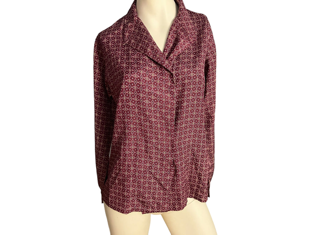 Vintage 80's Anne Klein blouse 10