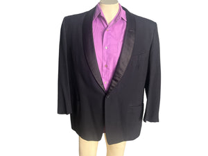 Vintage blue tuxedo jacket After Six 42